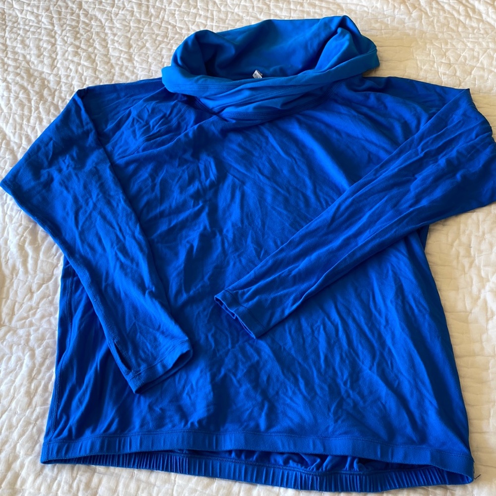 Blue lululemon sweatshirt